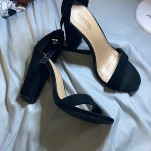Black high heels